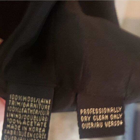 Leather trim jacket  - Picture 3 of 12